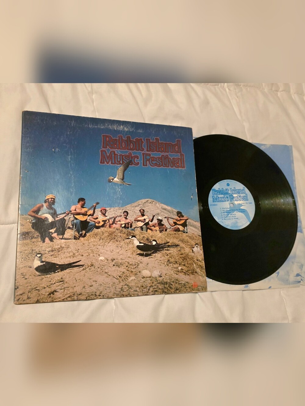 RABBIT ISLAND MUSIC FESTIVAL Various LP Vinyl Rare 1st Press 1973 Gabby Pahinui